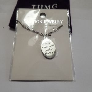 1st Year Anniversary Necklace